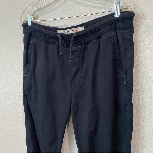 Burton Women’s Joy Pants Tapered Jogger Black Size Medium - Picture 2 of 11